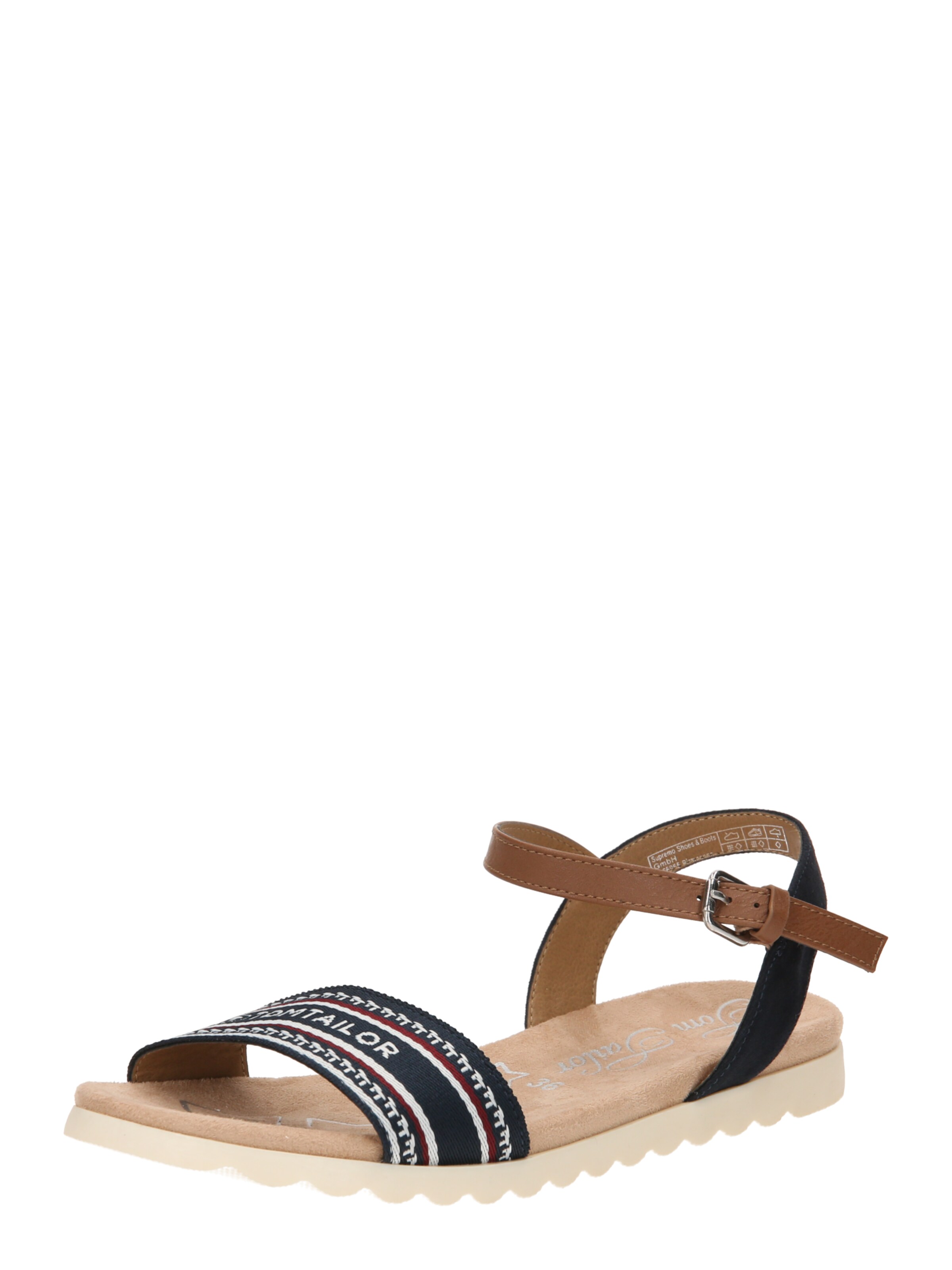 TOM TAILOR Sandale in Blau: Vorderseite