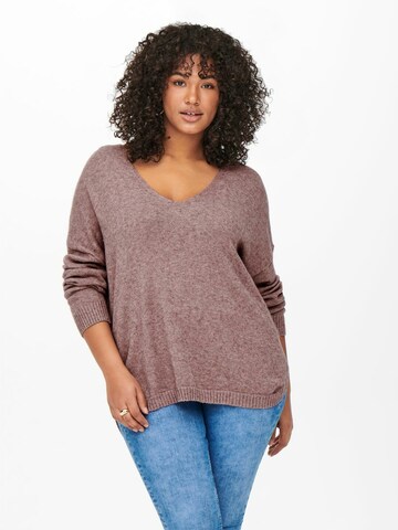 ONLY Carmakoma - Pullover 'Margareta' em rosa