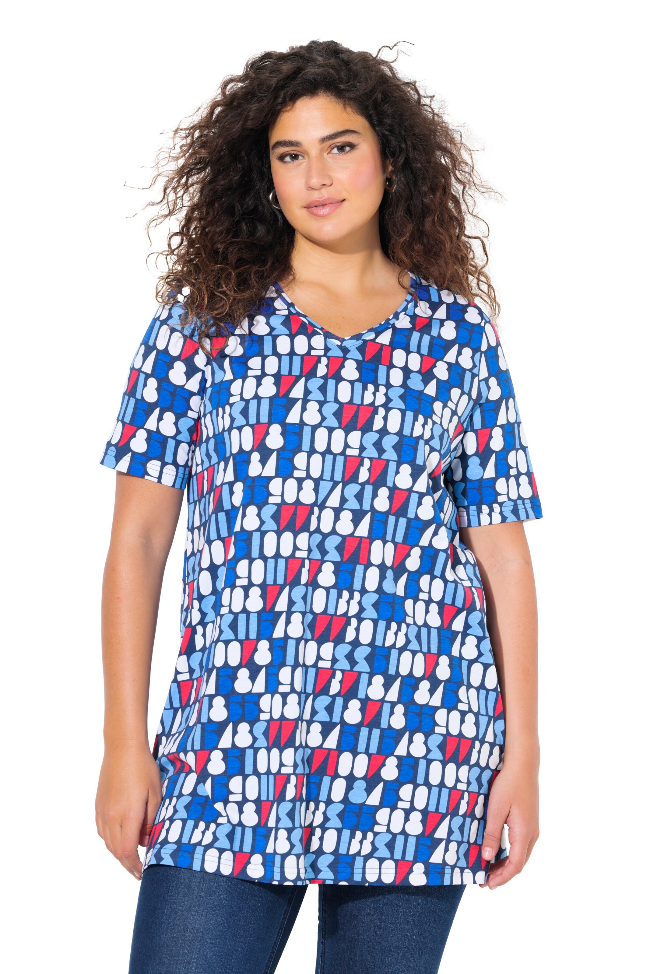 Ulla Popken Koszulka w kolorze niebieski: przód