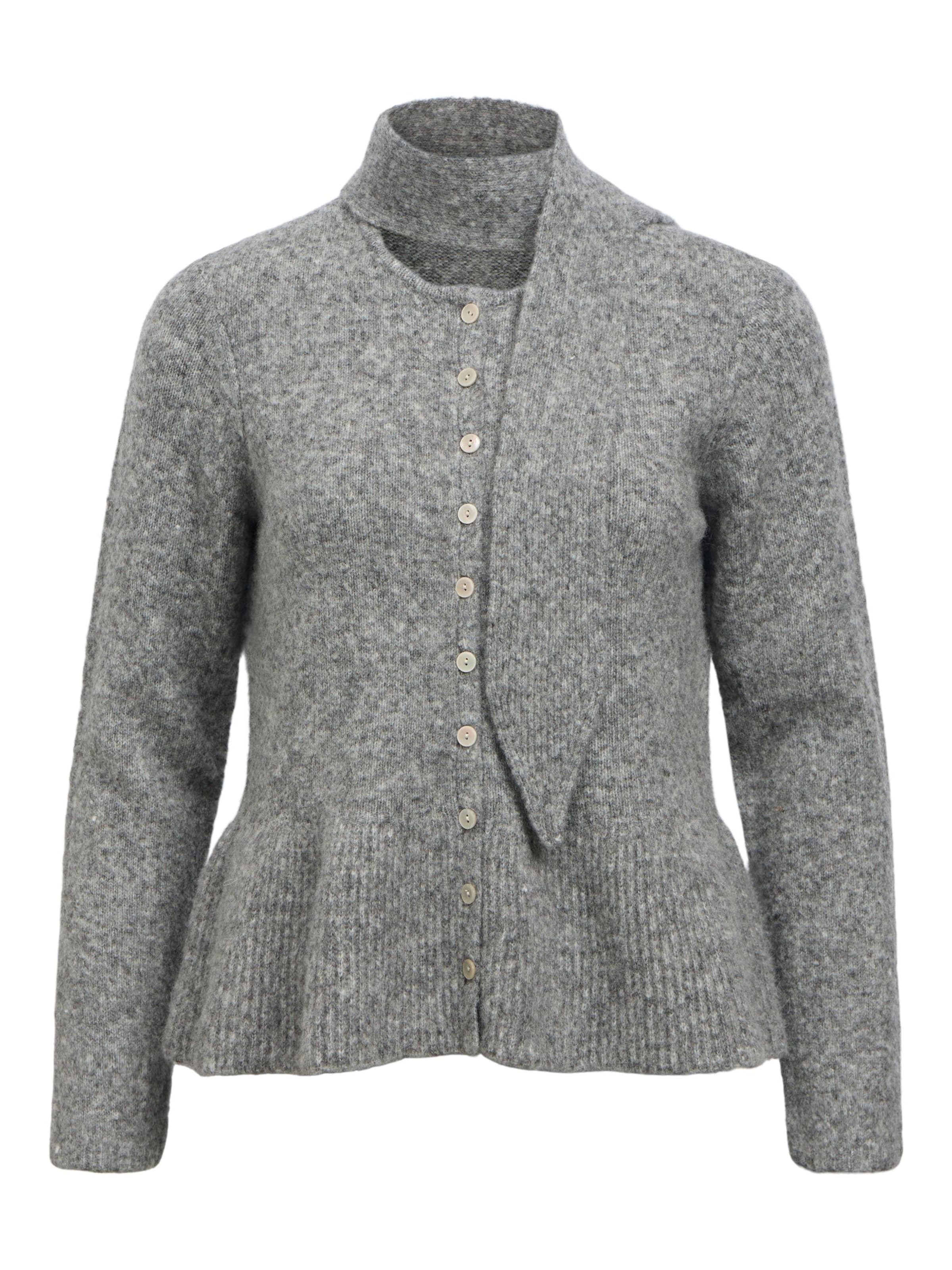 OBJECT - Cárdigan en gris: frente