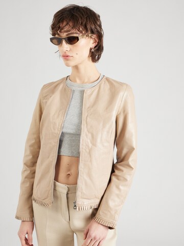 Gipsy Between-Season Jacket 'Glenny' in Beige: front