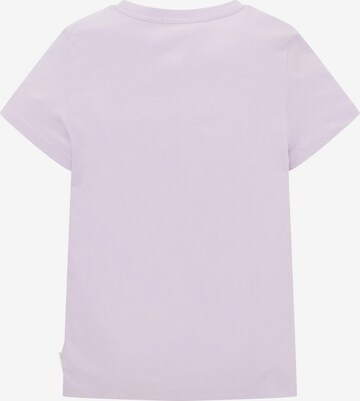 TOM TAILOR T-shirt i lila