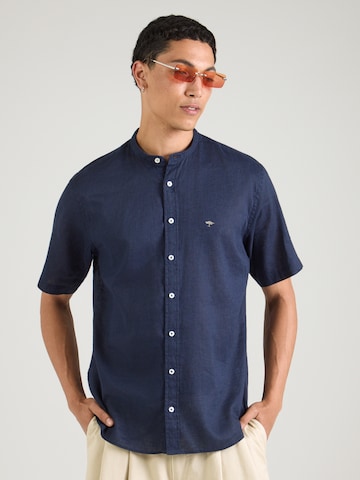 FYNCH-HATTON Regular Fit Hemd in Blau: Vorderseite