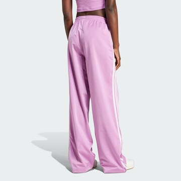 ADIDAS ORIGINALS Wide leg Pants 'Firebird' in Purple