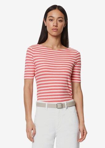 Marc O'Polo Shirt in Rood: voorkant