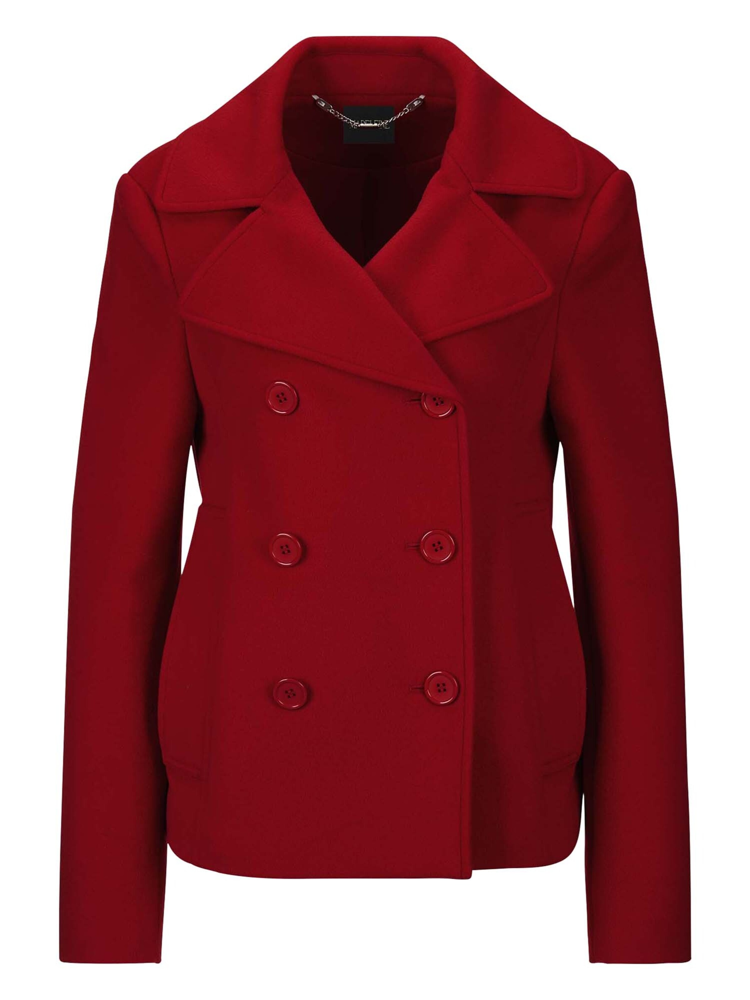 Veste mi-saison MADELEINE en rouge : devant