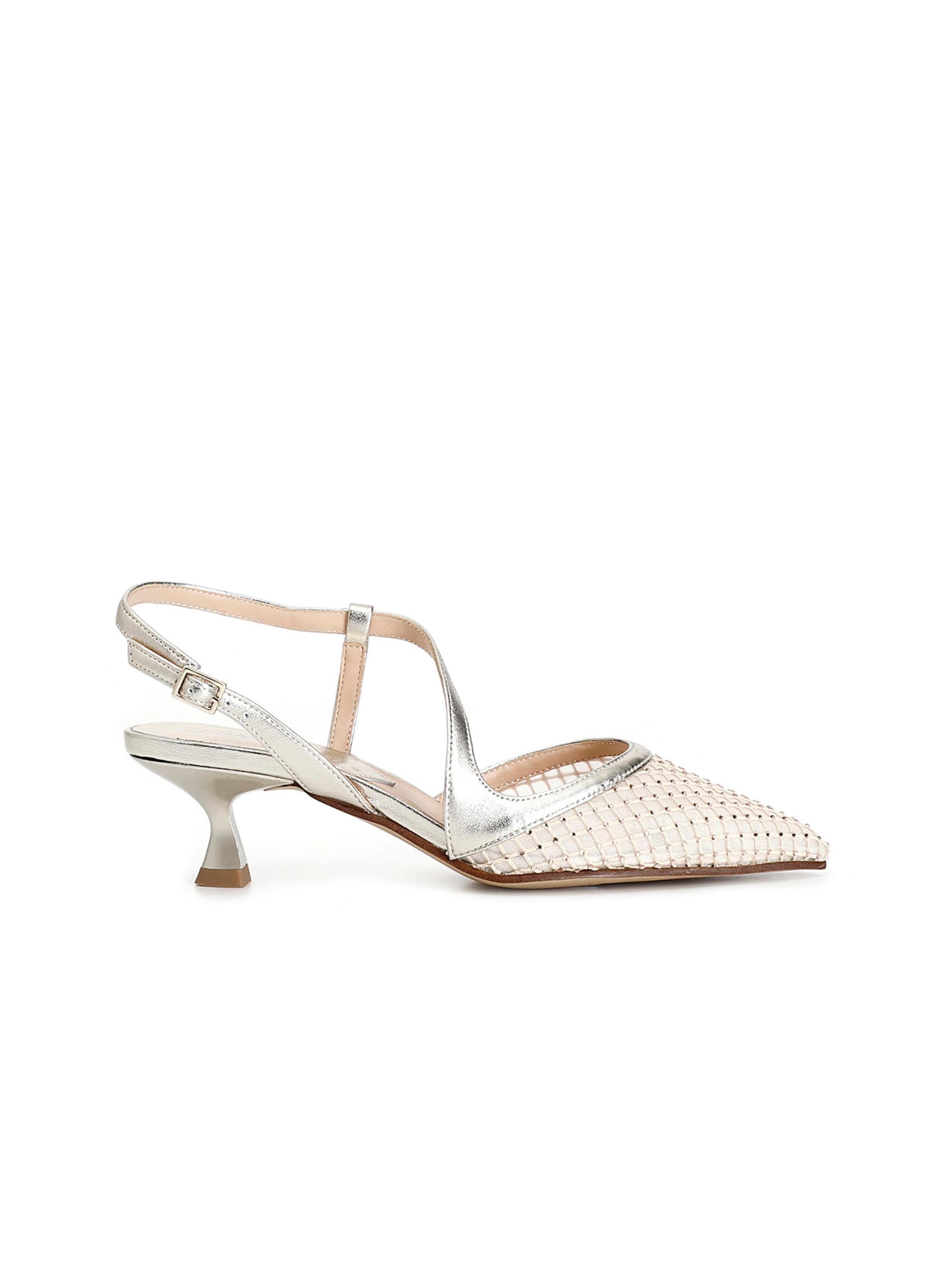 Décolleté sling di CAFè NOIR in oro