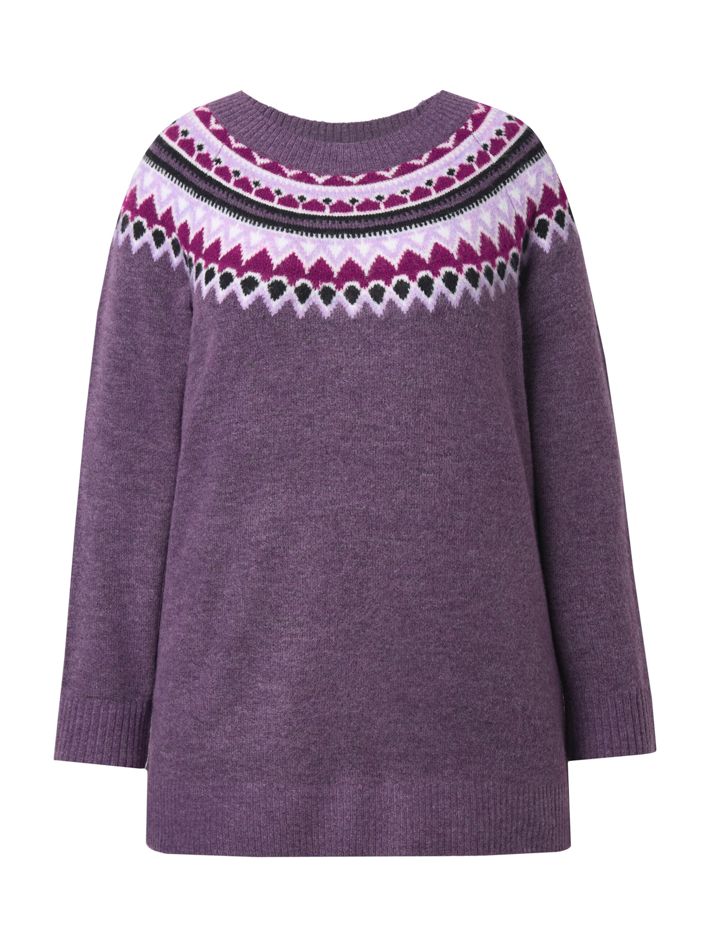 Ulla Popken Tröja i lila: framsida