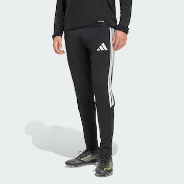 ADIDAS PERFORMANCE Slim fit Sports trousers 'Tiro 26 League' in Black: front