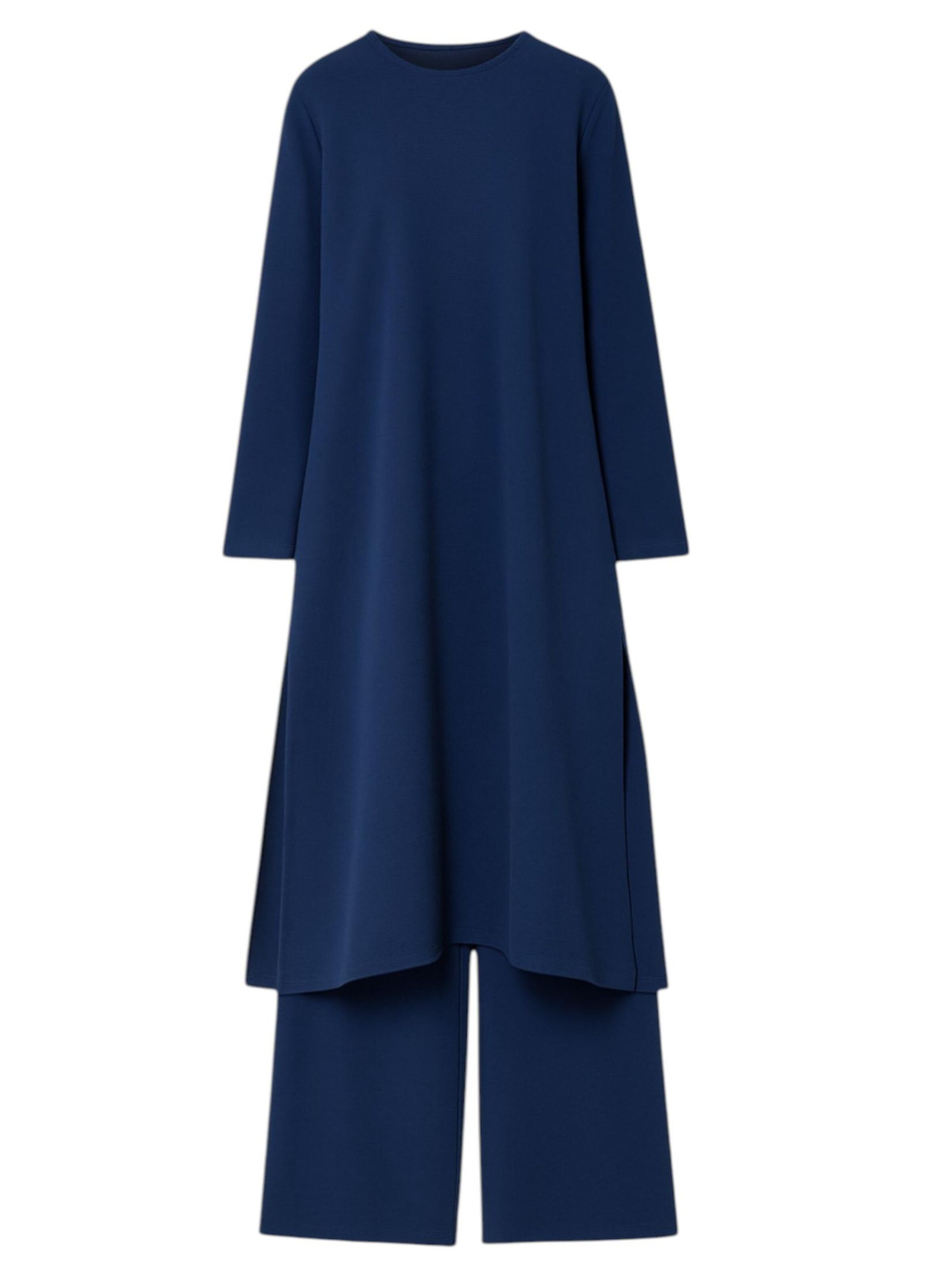 fashionshowcase - Traje de pantalón 'Modest ECE-Set' en azul: frente