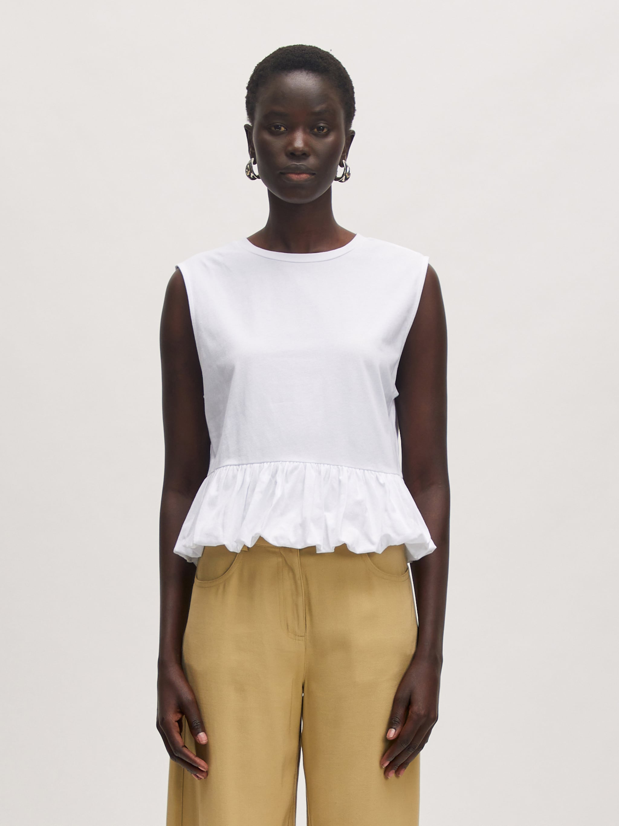 EDITED Producten Shirt 'Davinia' Wit