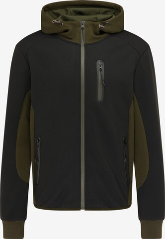 Mo SPORTS Zip-Up Hoodie in Black: front