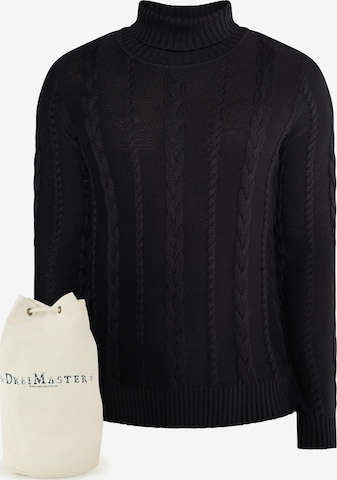 DreiMaster Vintage Sweater in Black: front