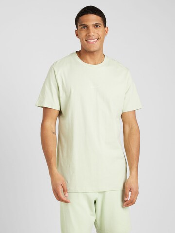 SELECTED HOMME T-shirt 'ASPEN' i grön: framsida