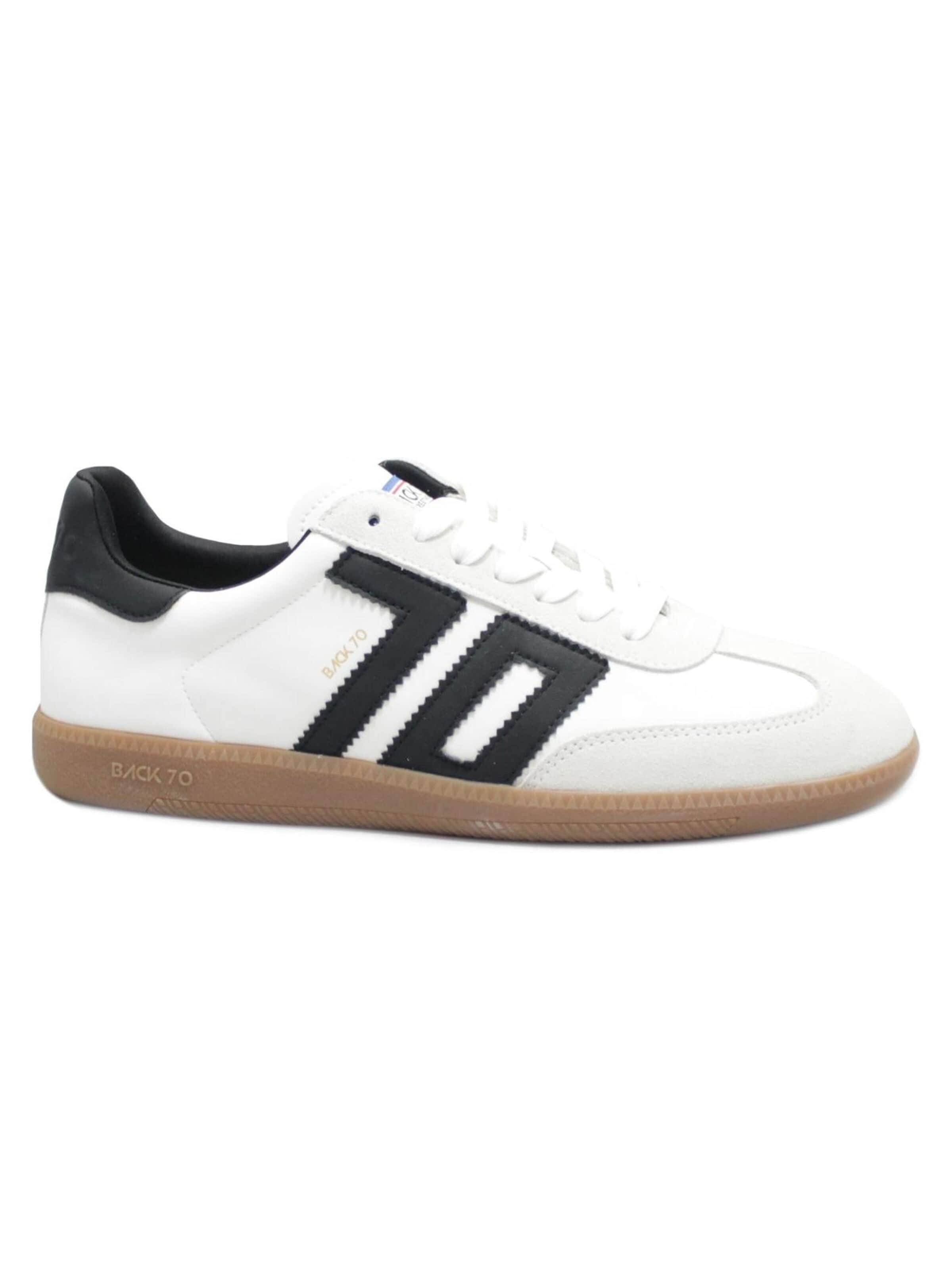 Sneaker bassa di Back70 in bianco: frontale