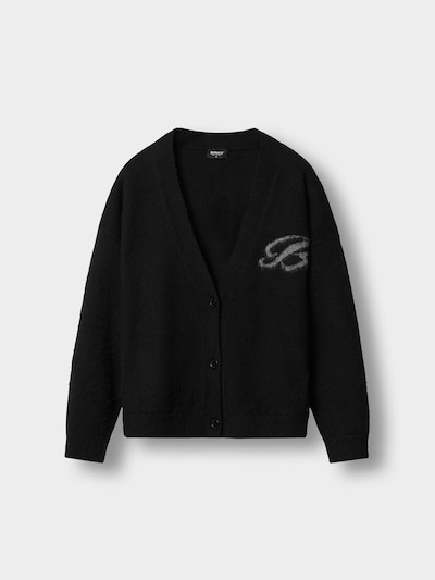 Burocs Knit Cardigan in XXL in Black, Item view