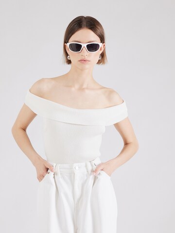 Monki Sticktop i hvid: forside