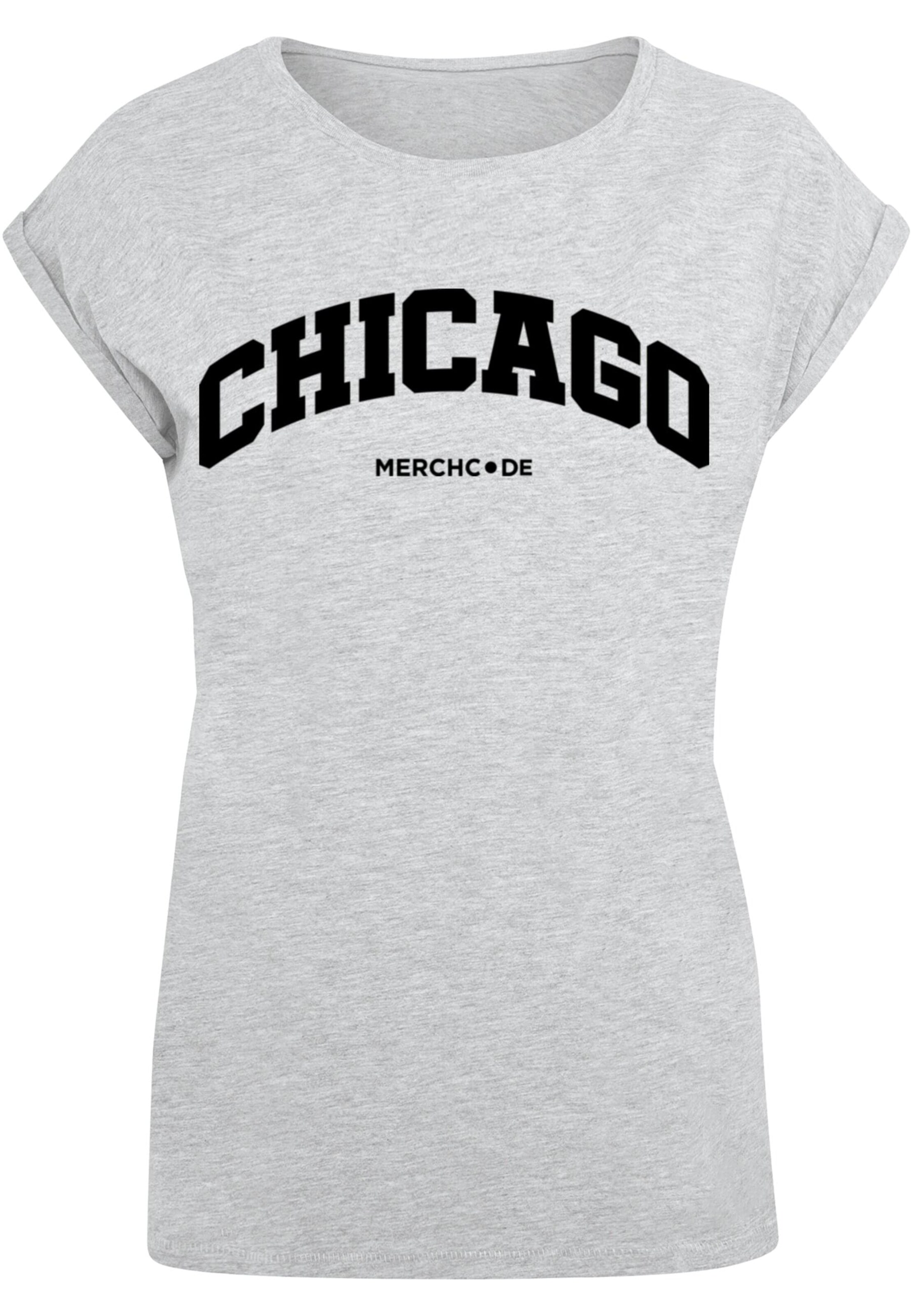T-shirt 'Chicago' Merchcode en gris : devant