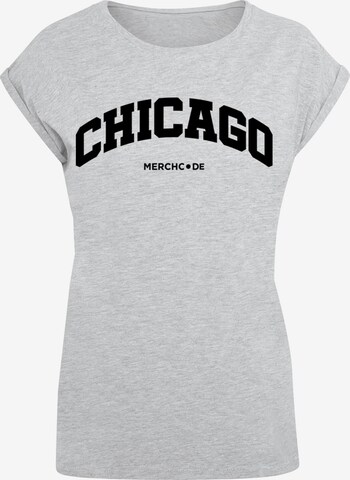 T-shirt 'Chicago' Merchcode en gris : devant