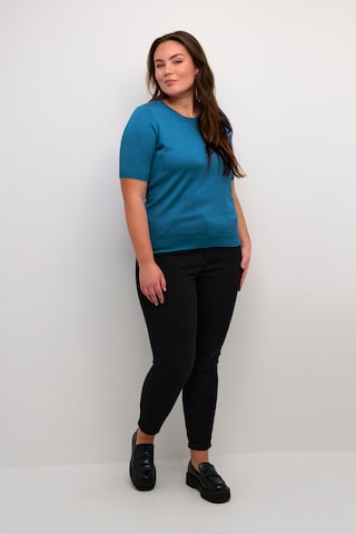 KAFFE CURVE Trui 'KCLizzy' in Blauw