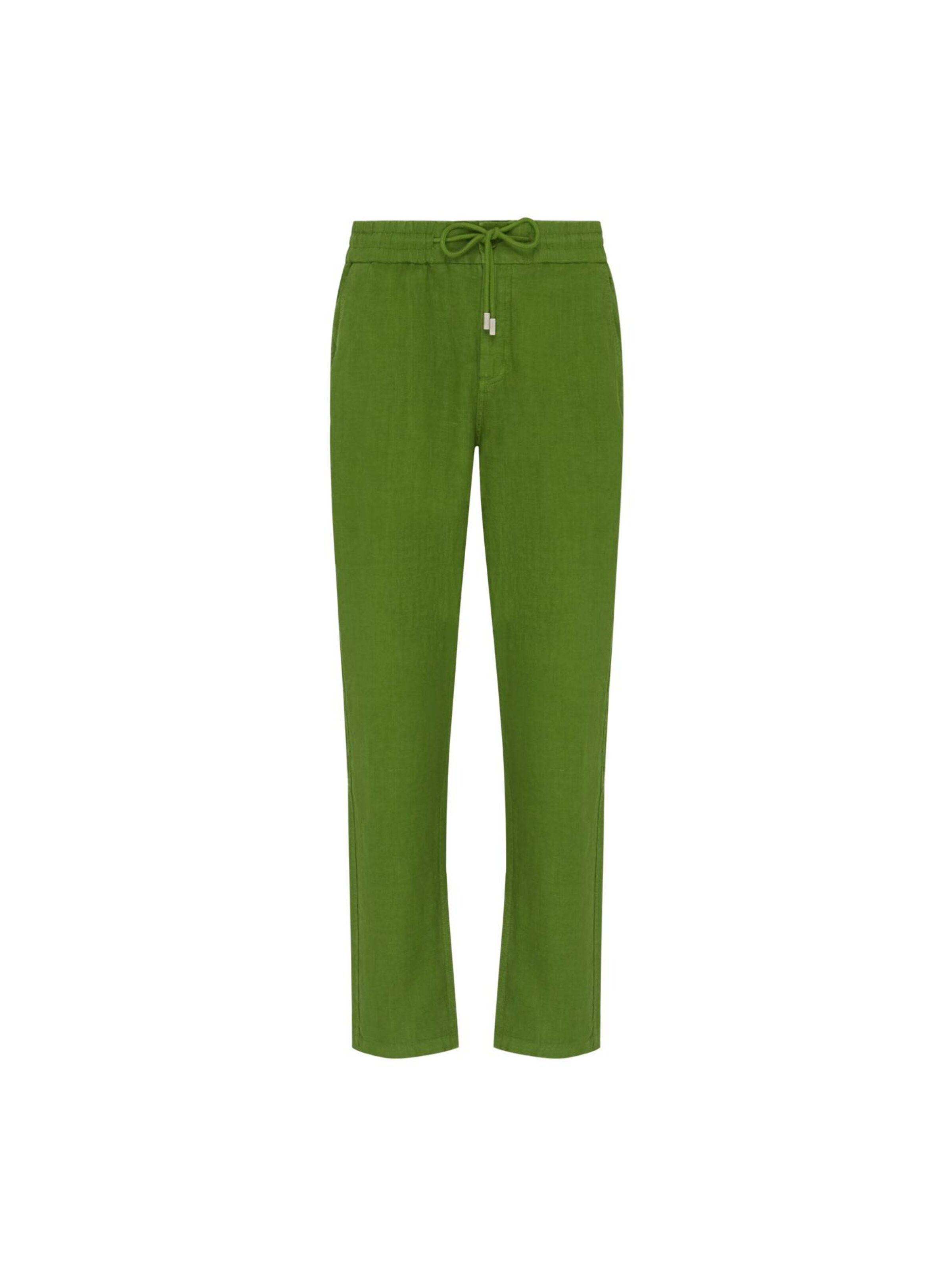 Vilebrequin Trousers in Green: front