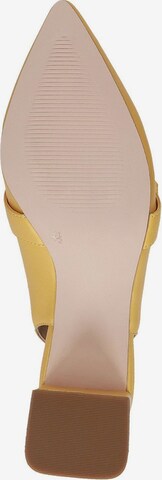 CAPRICE Slingback Pumps in Yellow