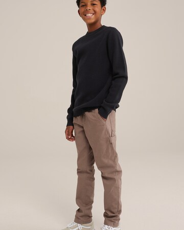 Regular Pantalon WE Fashion en marron