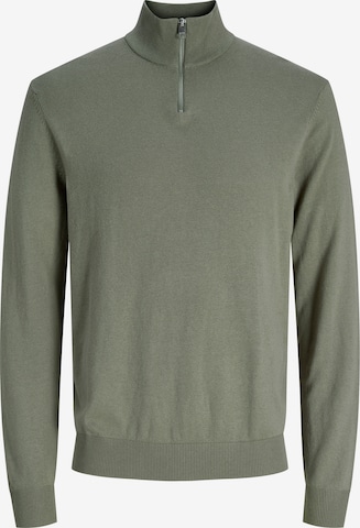 JACK & JONES Свитер 'JJEEMIL' в Серый: спереди