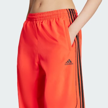 Wide leg Pantaloni 'Teamgeist Adicolor' di ADIDAS ORIGINALS in rosso