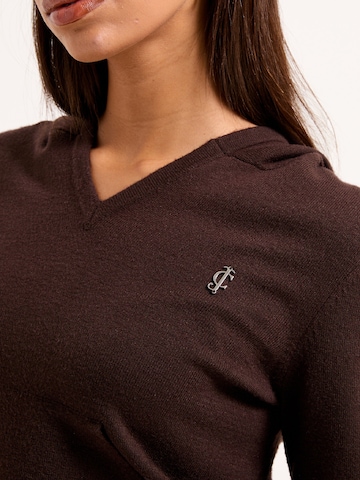 Pullover extra large di Juicy Couture in marrone