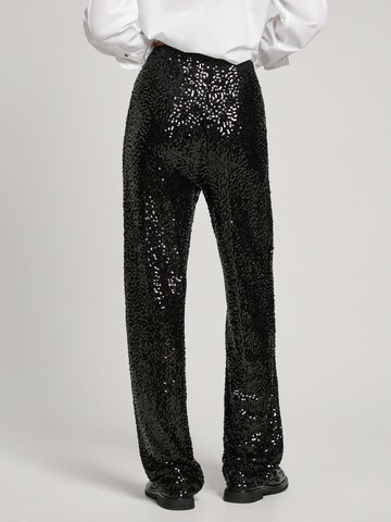 Pepe Jeans Loose fit Pants 'ANGIE' in Black
