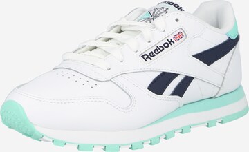 Baskets basses Reebok en blanc : devant