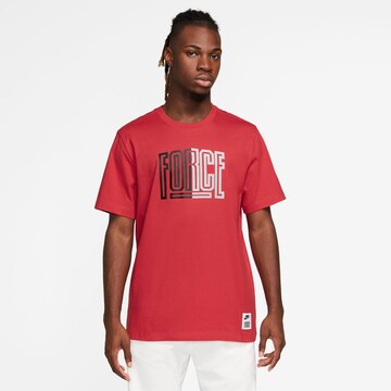 NIKE Sportshirt 'Starting 5' in Rot: Vorderseite