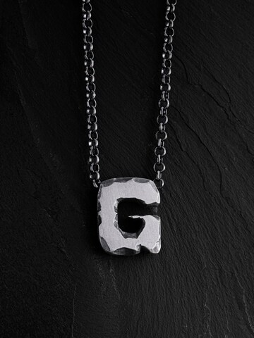 REYTEL Necklace 'Letter G' in Silver