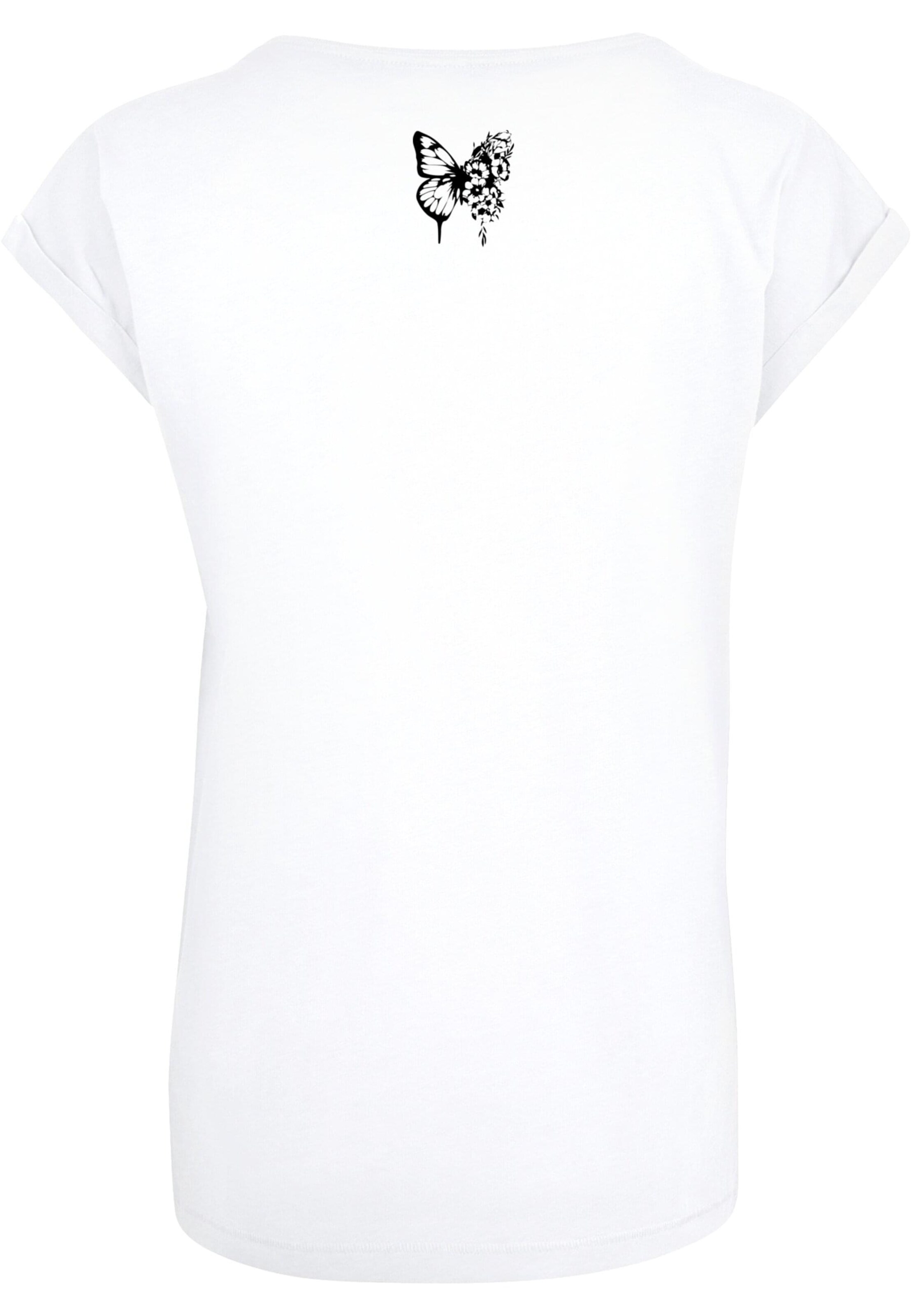 Merchcode Shirt 'Flowers Bloom' in Wit