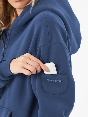 Organication Sweatjacke in Blau