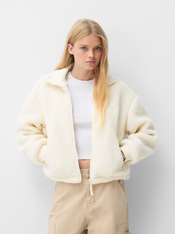 Bershka Between-season jacket in Beige