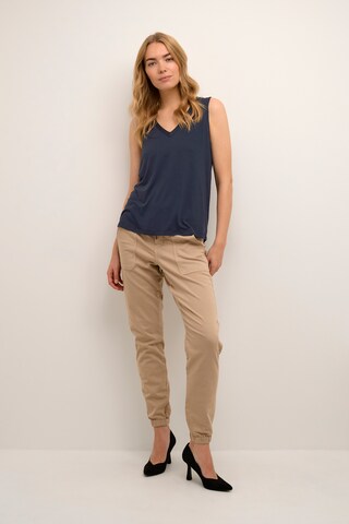 Cream Top 'Sealina' in Blau