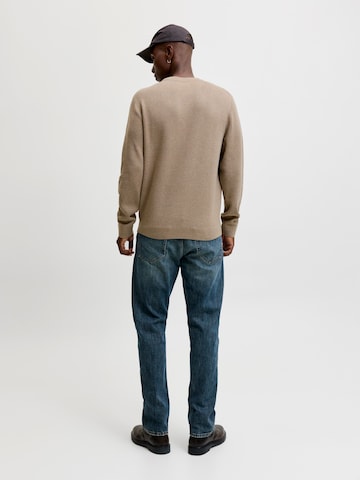 Pull-over 'JWHMILANO' JACK & JONES en beige
