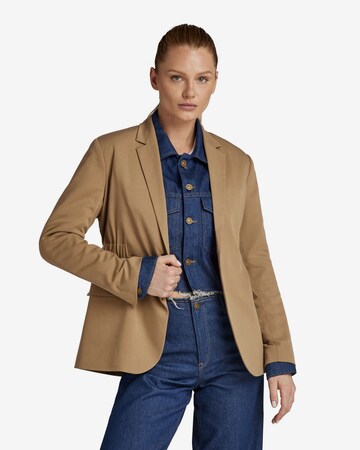 G-Star RAW Blazers in Beige: voorkant