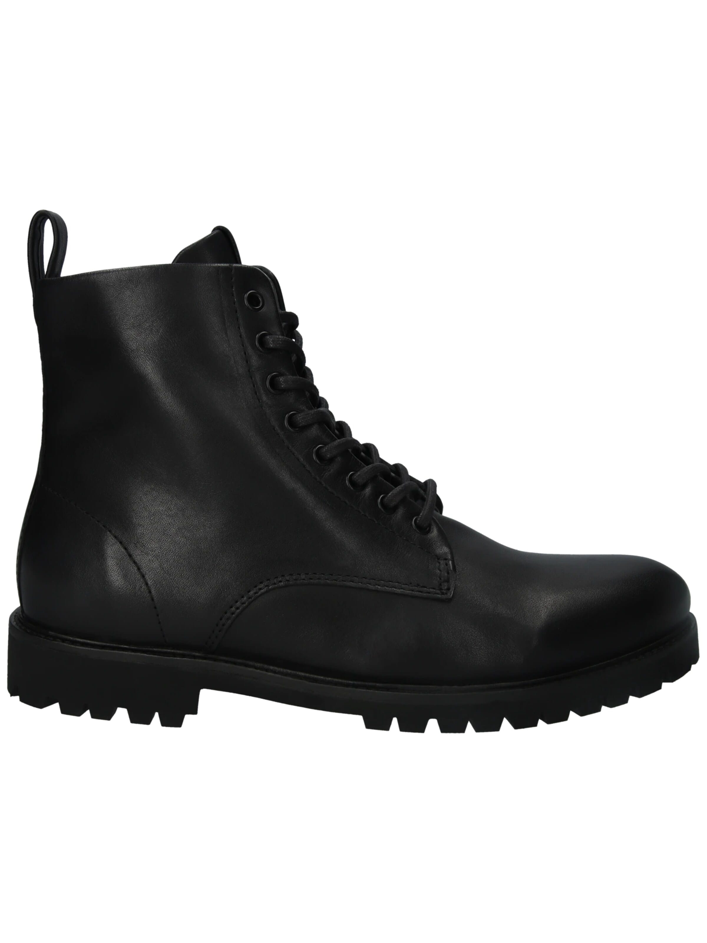 BLACKSTONE Boots med snörning 'Jaxon SG33' i svart: framsida