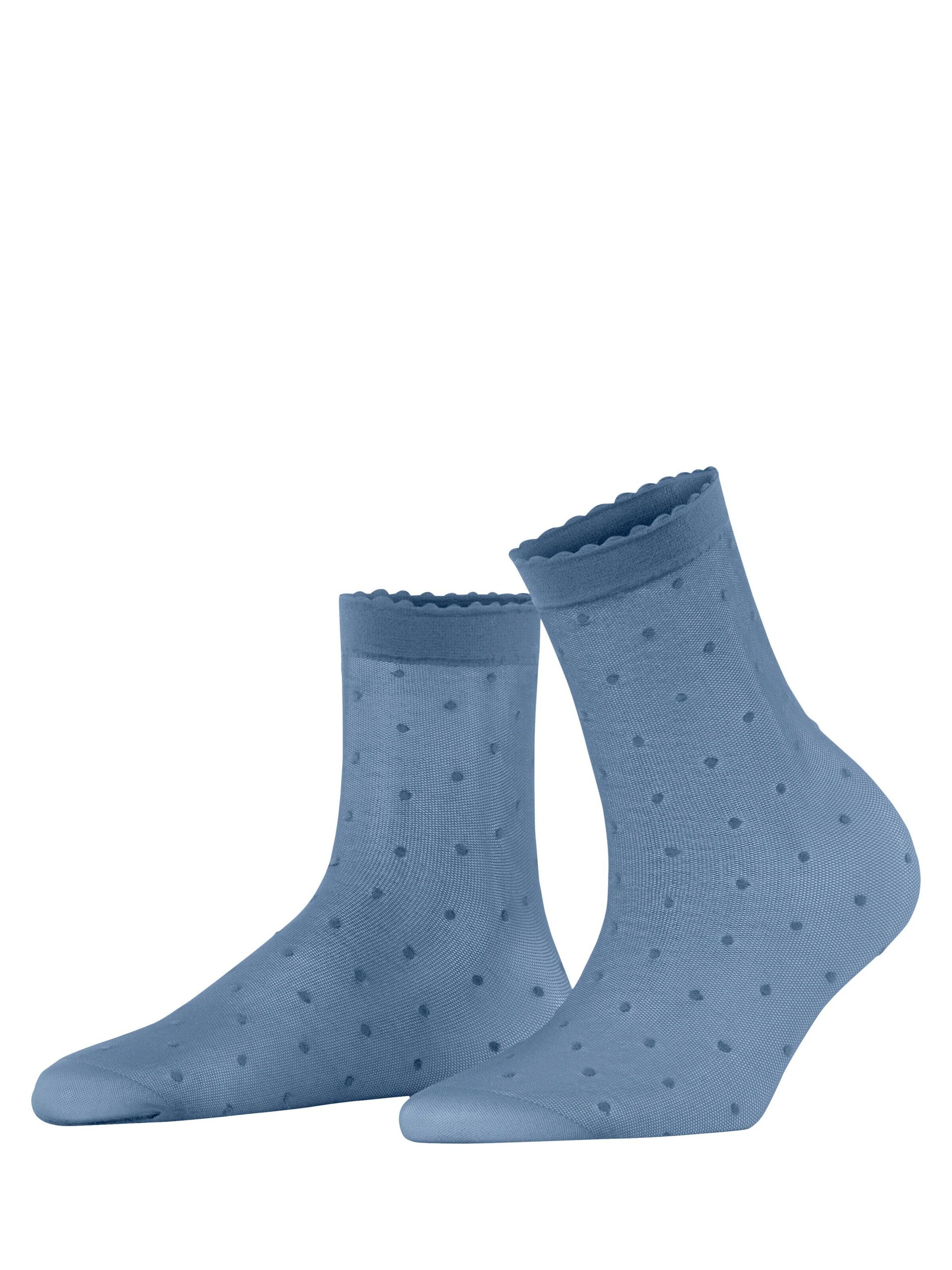 FALKE Socken 'Dot'‌‌ in Blau: Vorderseite
