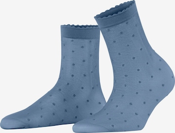 FALKE Socken 'Dot' in Blau: Vorderseite