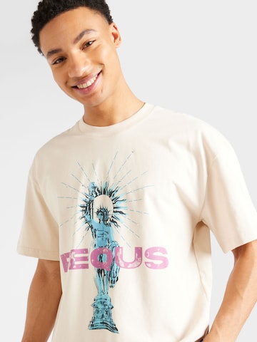 Pequs T-Shirt 'Helios' in Beige