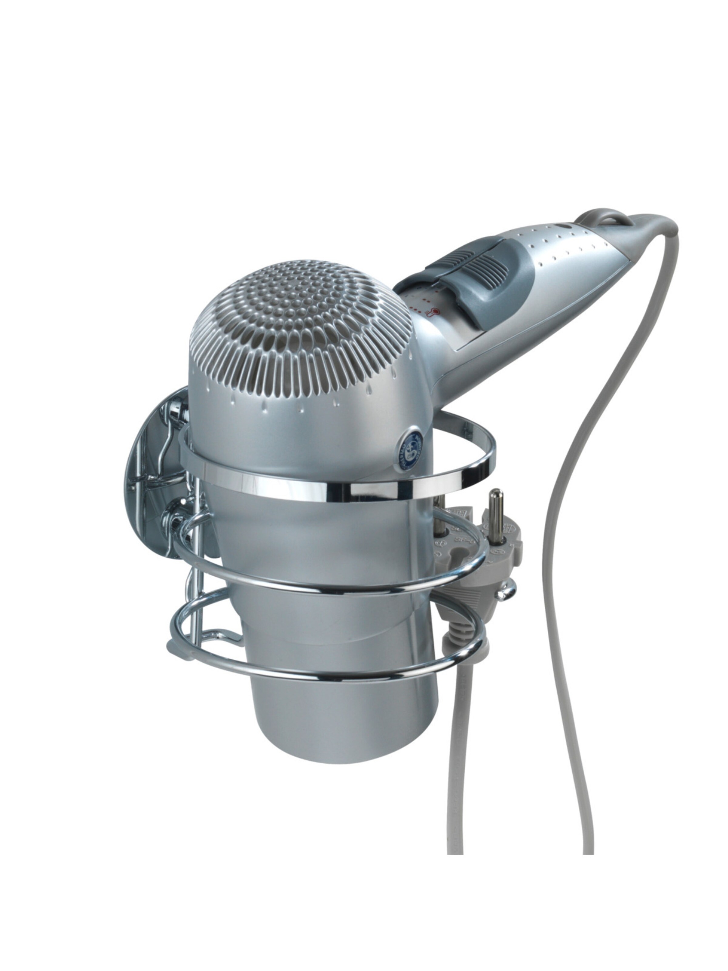 Wenko Haartrocknerhalter 'Universal' in Silber