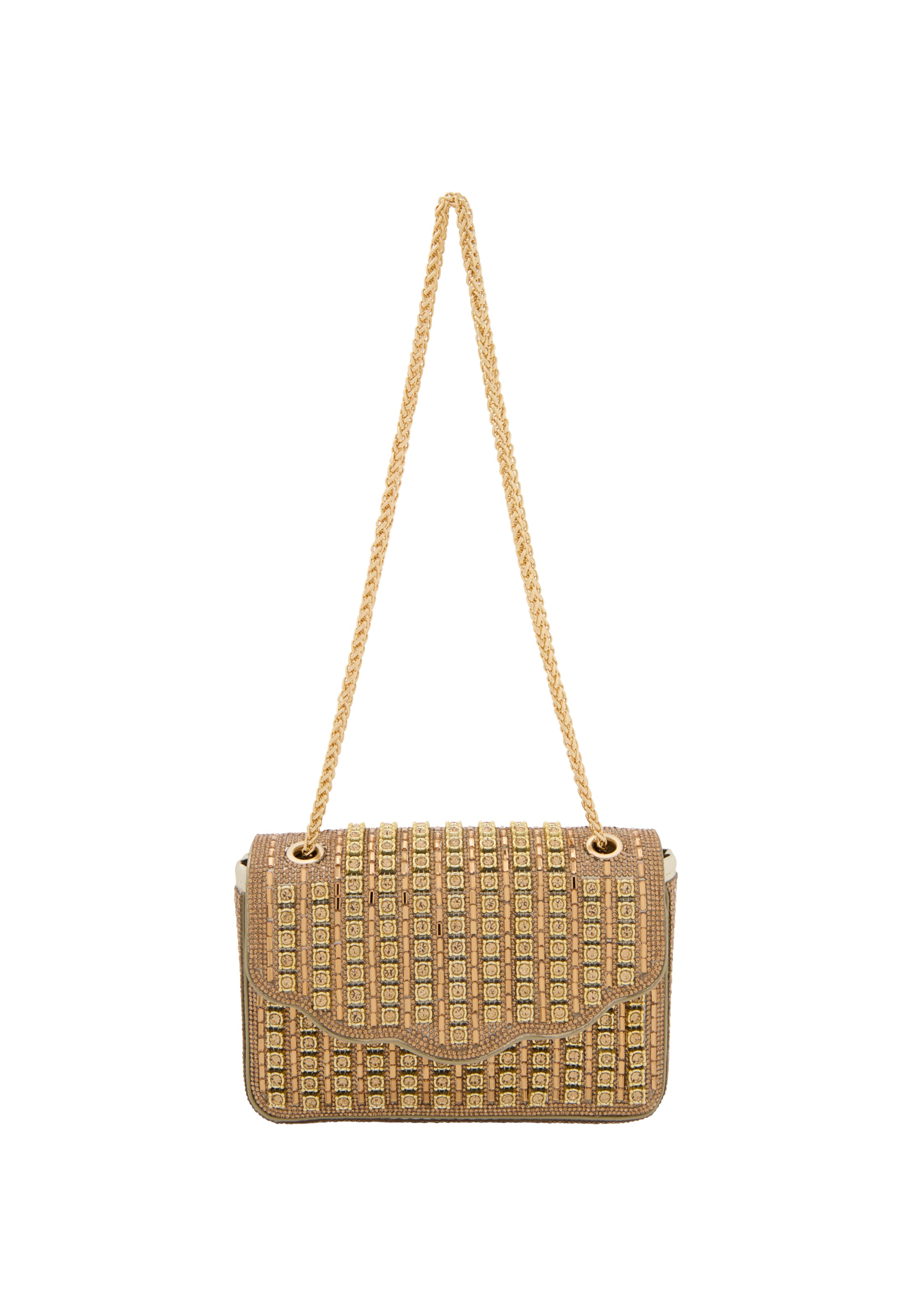 faina Kabelka na rameno - Zlatá: predná strana