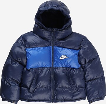 Veste d’hiver Nike Sportswear en bleu : devant