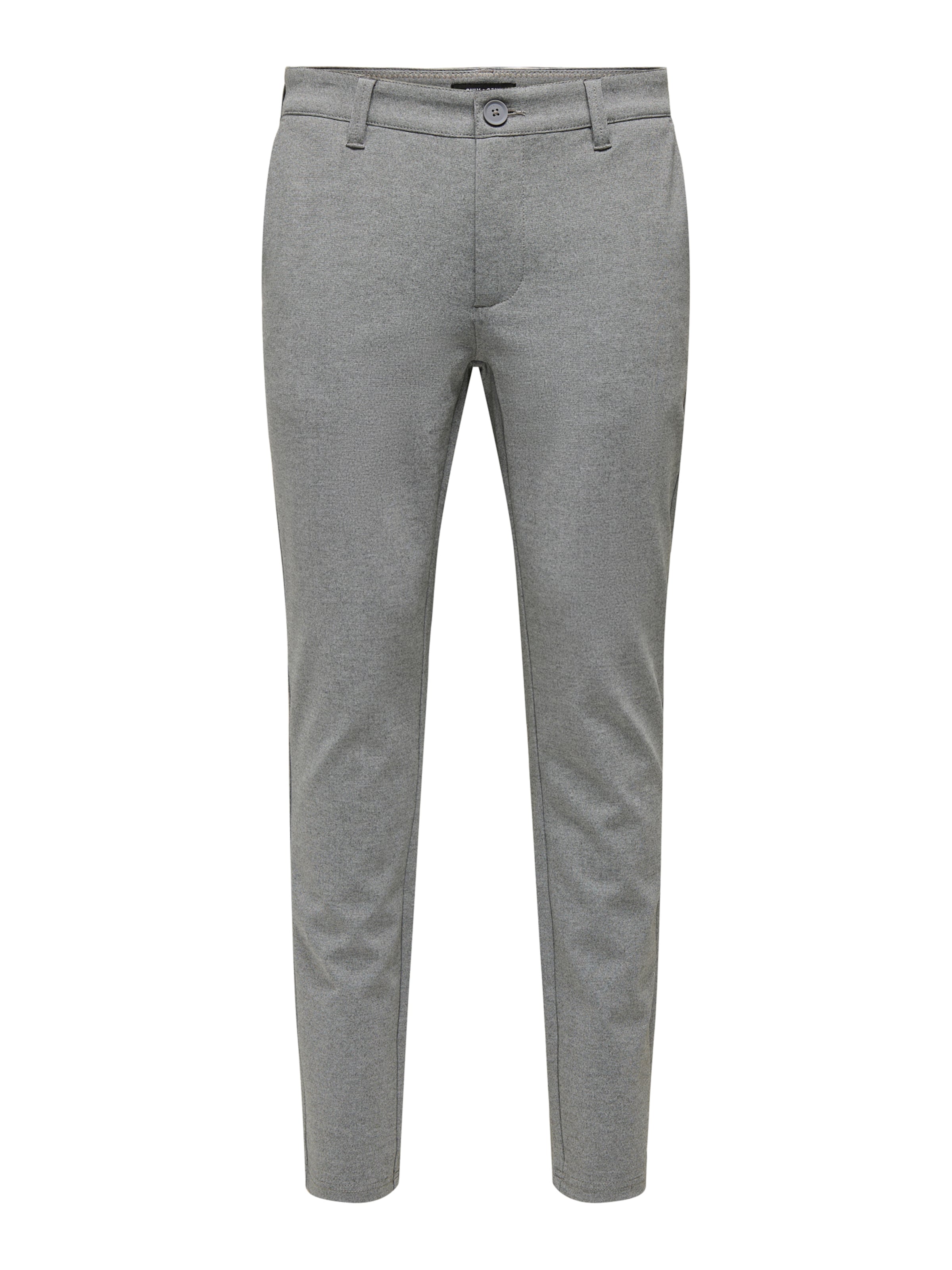 pilka Only & Sons Prigludęs „Chino“ stiliaus kelnės 'ONSTHOR': priekis