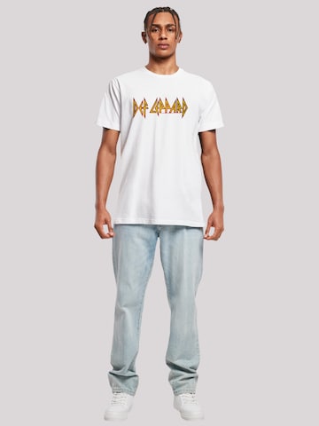 F4NT4STIC Shirt 'Def Leppard' in Weiß