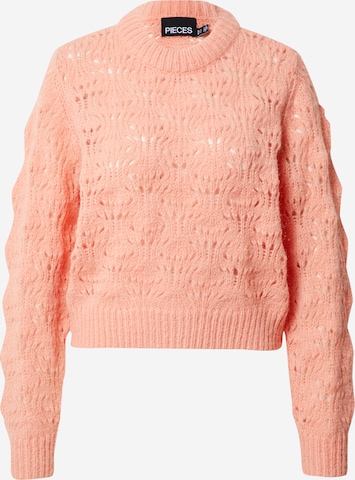 PIECES Sweater 'Nancy' in Orange: front